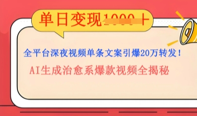 全平台深夜文案新风口:DeepSeek生成百万播放量金句,治愈系内容涨粉速度快4倍-智汇榜